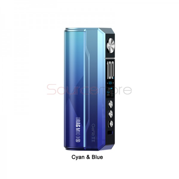 VOOPOO Drag M100S Mod Cyan & Blue