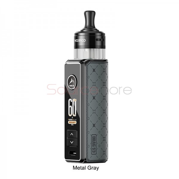VOOPOO Drag S3 Pod Mod Kit Metal Gray