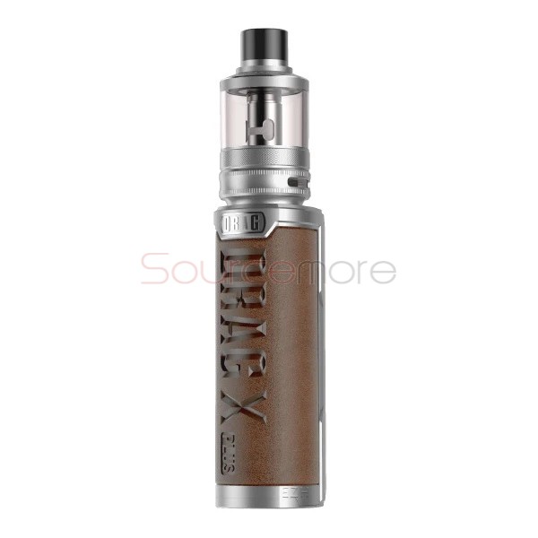 VOOPOO Drag X Plus Professional Edition Kit Silver+Retro Brown
