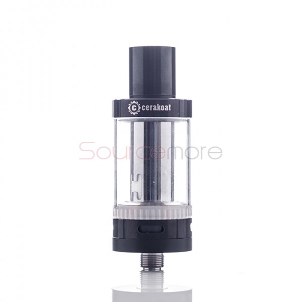 Horizon Cerakoat Top-filling Design with Full Chamber Chimney 4.0ml Liquid Capacity 22mm Diameter 510 connector Tank  -Black