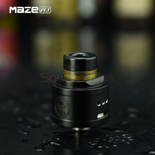 Hcigar Maze V1.1 Boom Feeding Rebuildable Drip Atomizer- Black