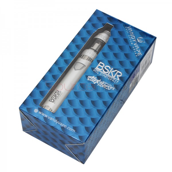 Vandy Vape Berserker MTL Starter Kit with Built-in 1100mAh Battery - White