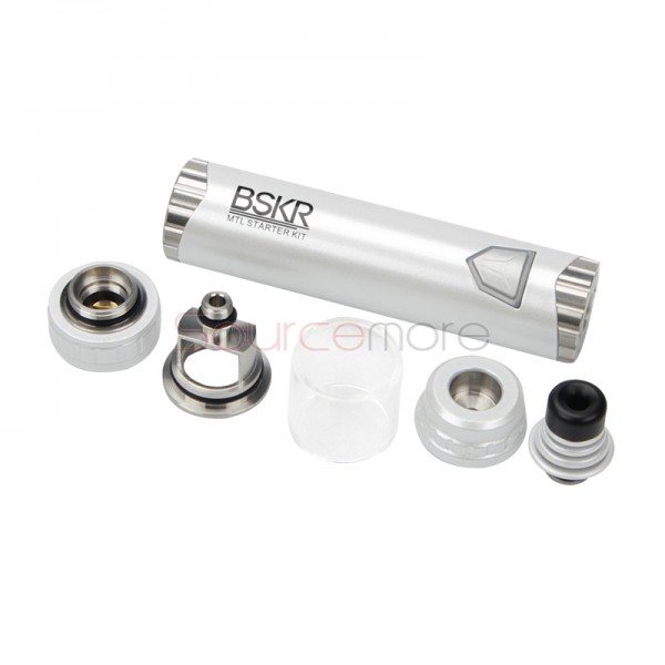 Vandy Vape Berserker MTL Starter Kit with Built-in 1100mAh Battery - White