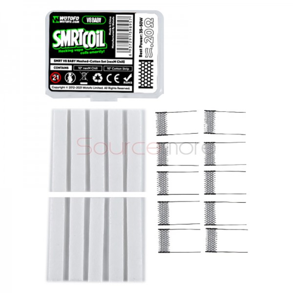 Wotofo V8 Baby nexM Turbo 10pcs