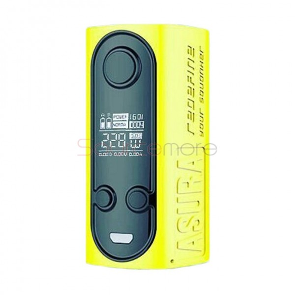 Hugo Vapor Asura 228W 2-in-1 Squonk Box Mod - Yellow