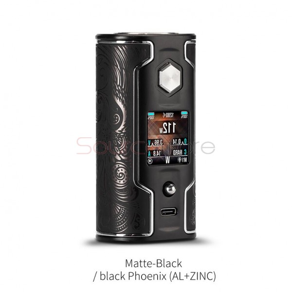 YiHi SXmini G Class V2 Mod Matte Black/Black Phoenix AL+ZINC Version