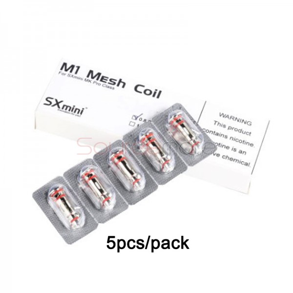 YiHi SXmini M1 Mesh Coil 1.0ohm 5pcs