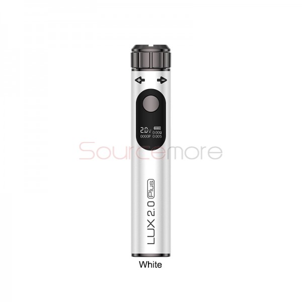 Yocan LUX 2.0 Plus Dab Pen Battery White