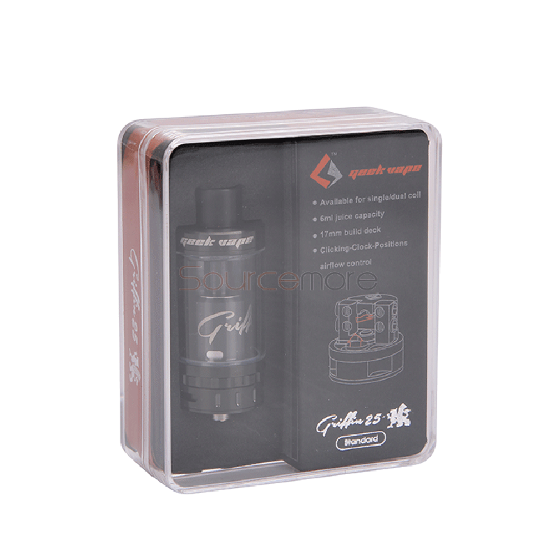 Geek Vape Griffin 25 6.2ml Standard Version Tank - Black
