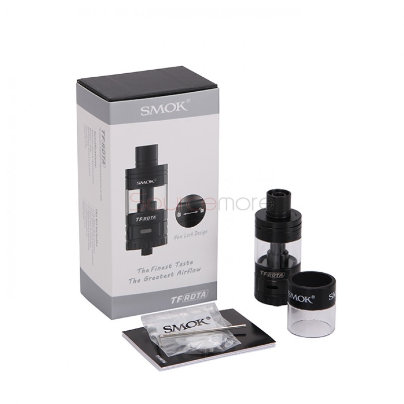 Smok TF-RDTA Side Airflow Slots Direct-to-coil Design 5ml Rebuildable Tank Atomizer with 16mm S2 Deck-Black