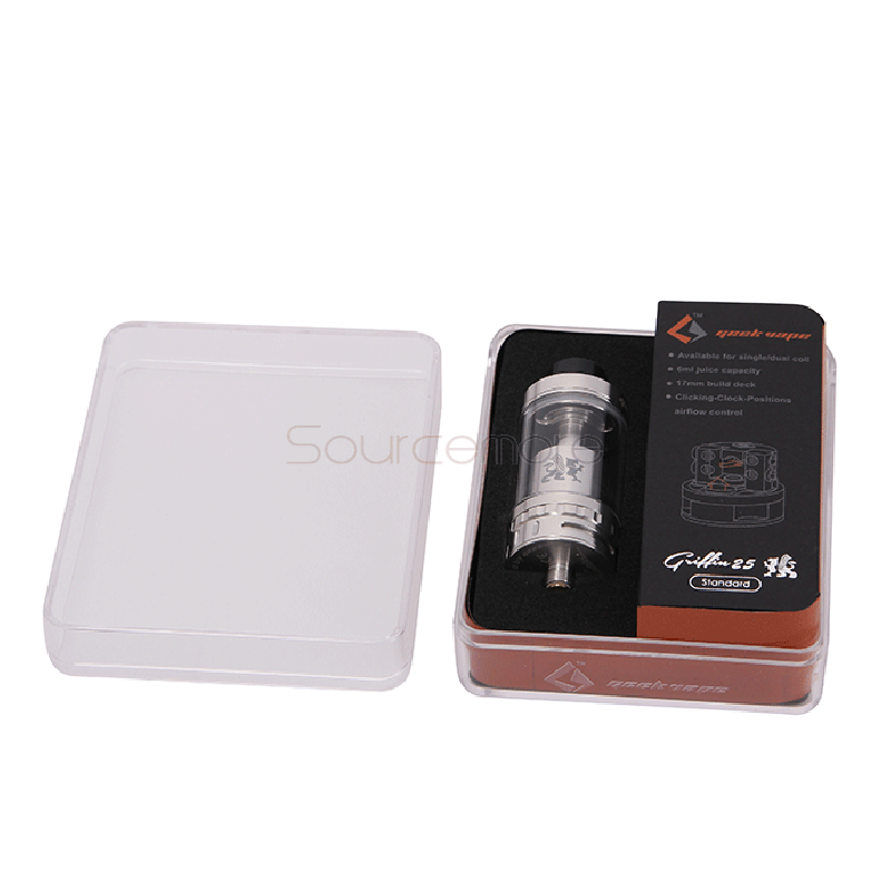 Geek Vape Griffin 25 6.2ml Standard Version Tank - Stainless Steel