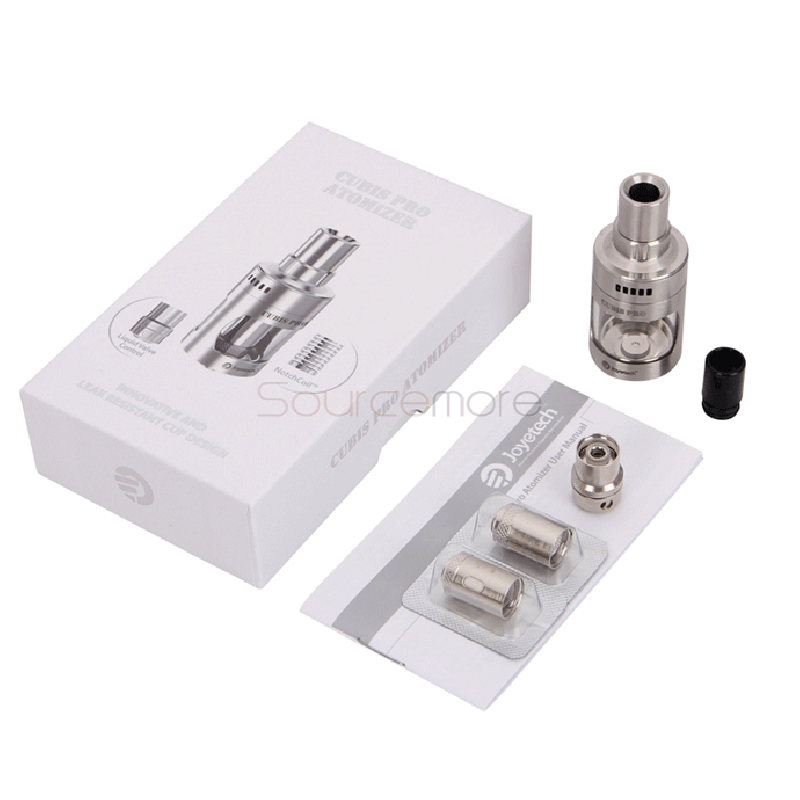 Joyetech CUBIS Pro Atomizer 4.0ml Adjustable Airflow Leak Resistant Cup Design- Silver