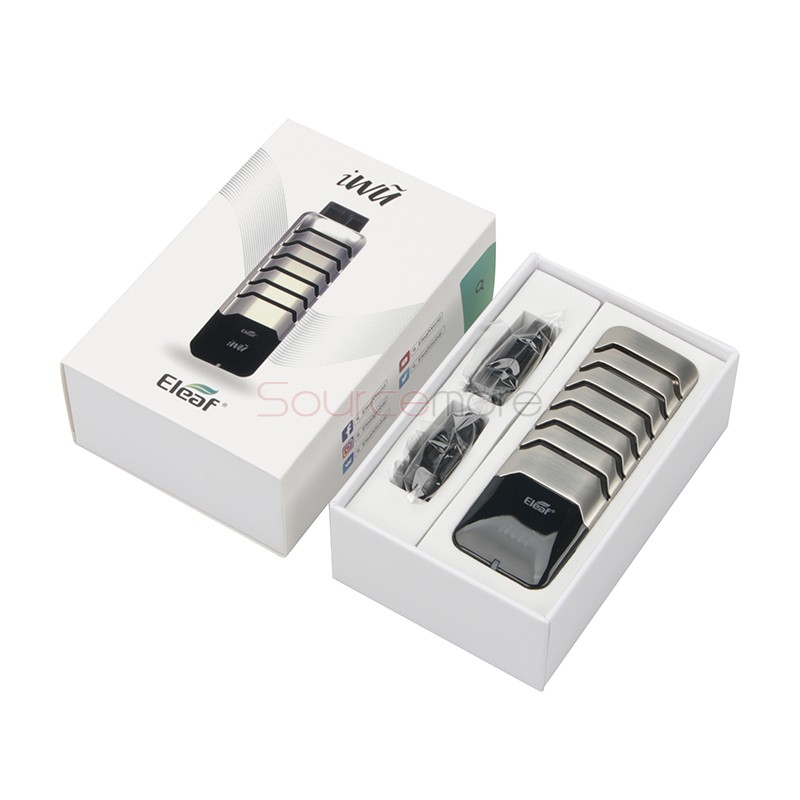 Eleaf iWũ 15W Pod Starter Kit - Silver Black