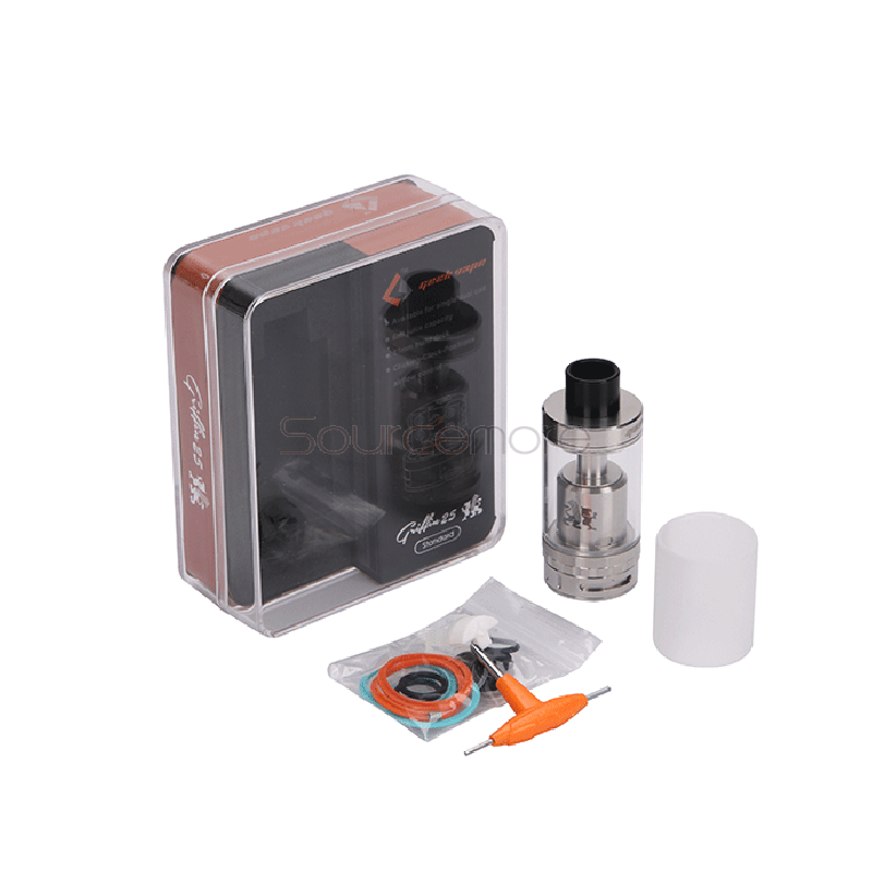 Geek Vape Griffin 25 6.2ml Standard Version Tank - Stainless Steel