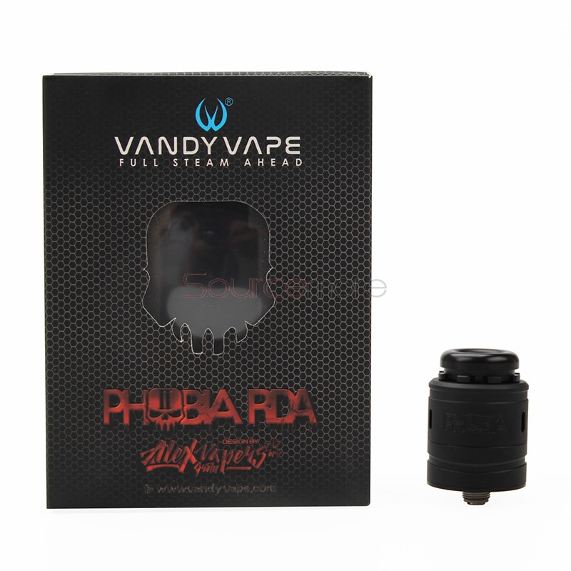Vandy Vape Phobia V2 RDA Atomizer 1ml - Matte Black
