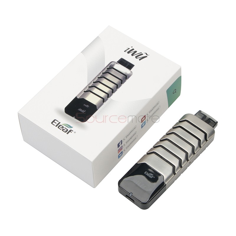 Eleaf iWũ 15W Pod Starter Kit - Silver Black