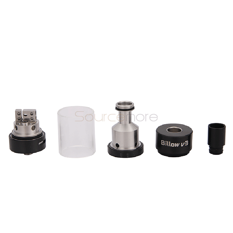 Ehpro Billow V3 RTA Adjustable Airflow Control Rebuildable Tank Atomizer with 4.6ml Juice Capacity-Black