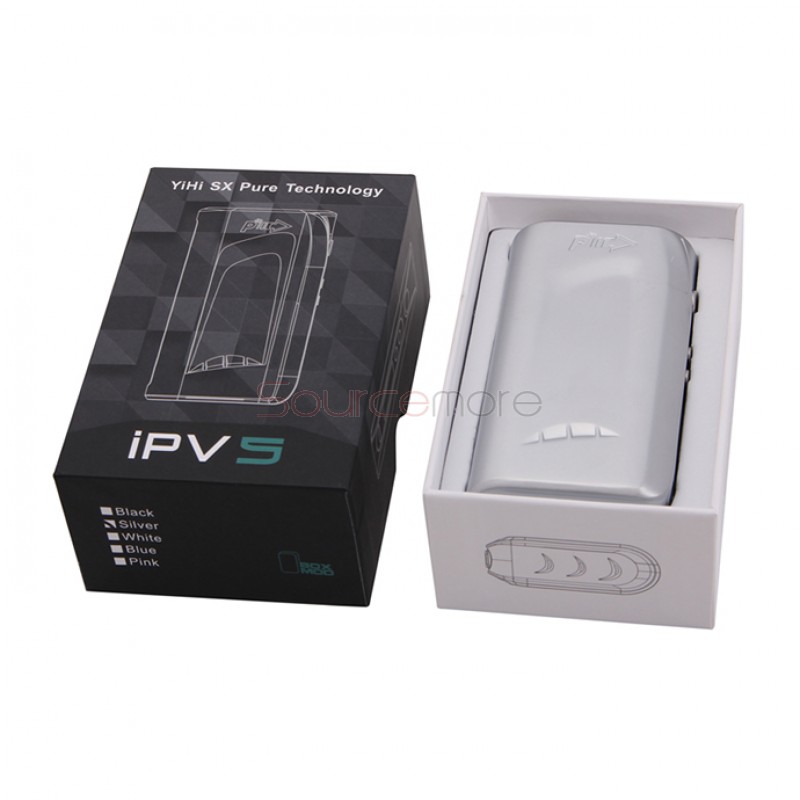 Pioneer4You IPV5 TC 200W  Box Mod SX330 200 Chipset Dual18650 Battery Cell Upgradeable Firmware-Silver
