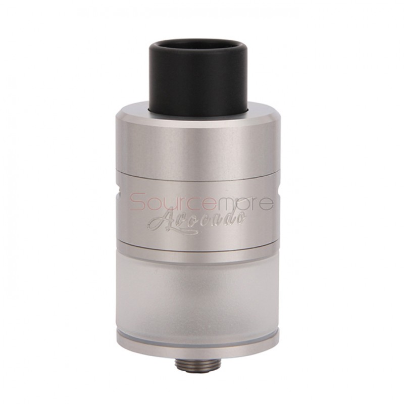 Geek Vape Avocado 24 RDTA 5.0ml Liquid Capacity 24mm Diameter Velocity Deck with Hinge Lock Fill System Tank-Stainless Steel