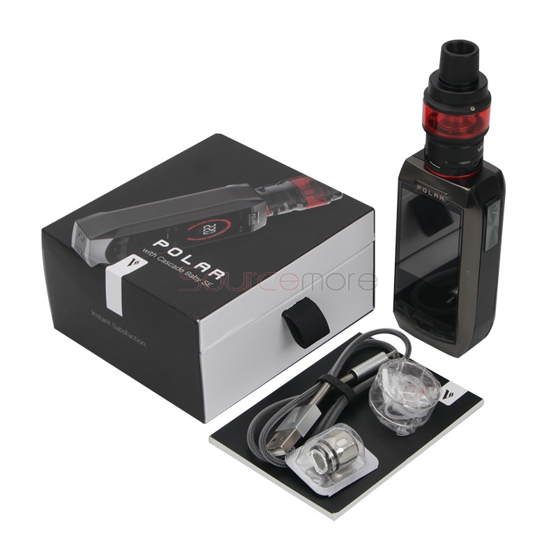 Vaporesso Polar with Cascade Baby SE Kit with 6.5ml Capacity - Metallic Grey