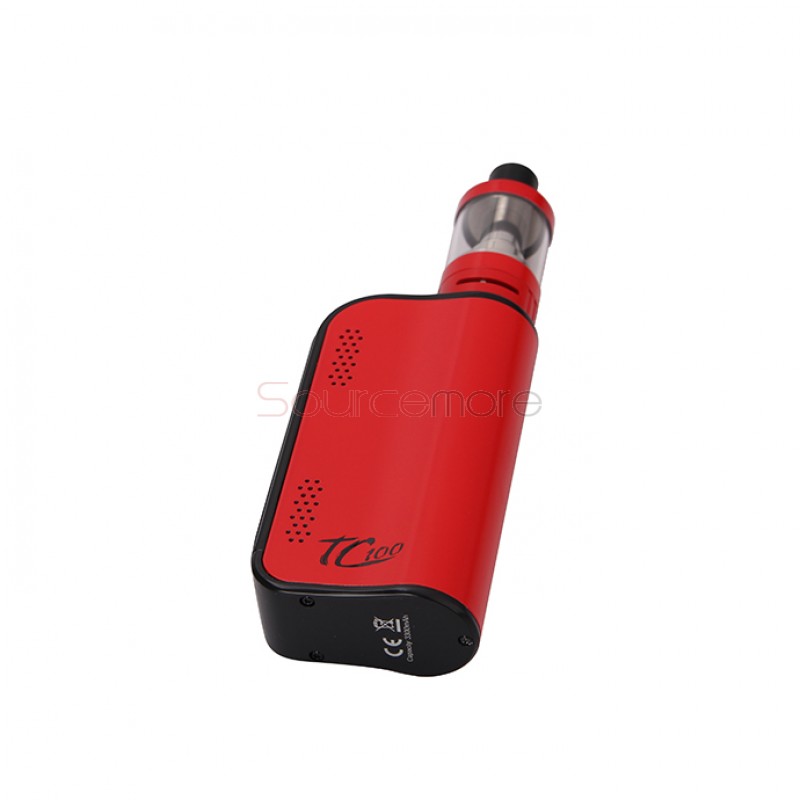 Innokin CoolFire IV TC100W with  iSub V 3.0ml Kit 3300mah Capacity Support Ti/Ni/SS in TC Mode-Red
