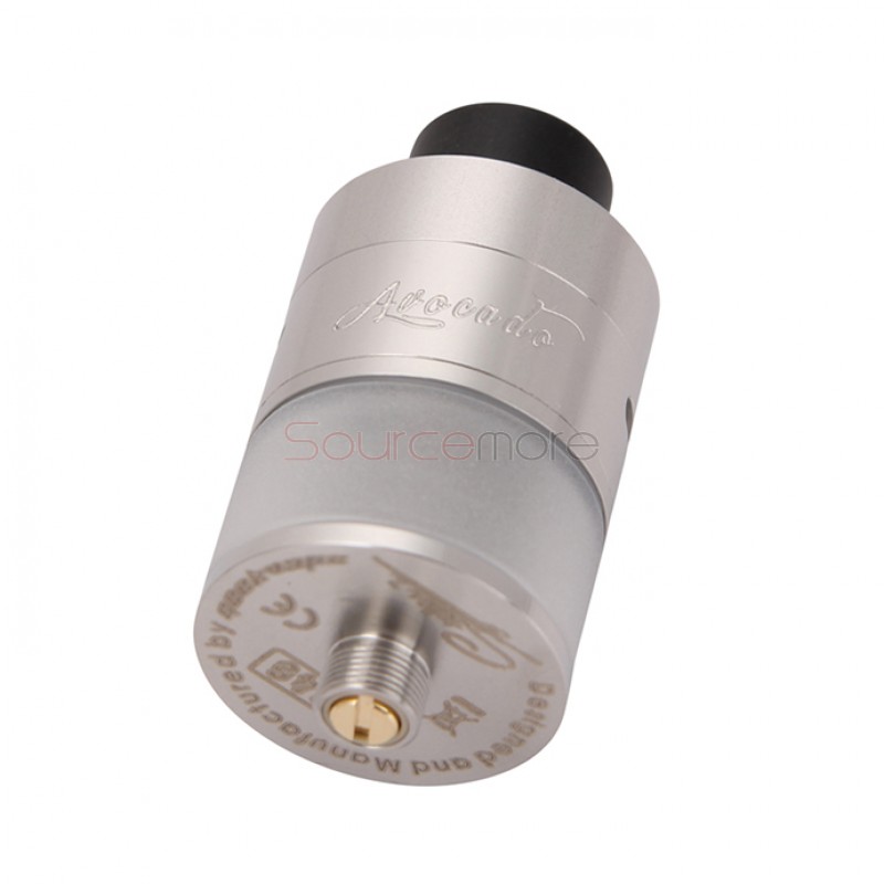 Geek Vape Avocado 24 RDTA 5.0ml Liquid Capacity 24mm Diameter Velocity Deck with Hinge Lock Fill System Tank-Stainless Steel