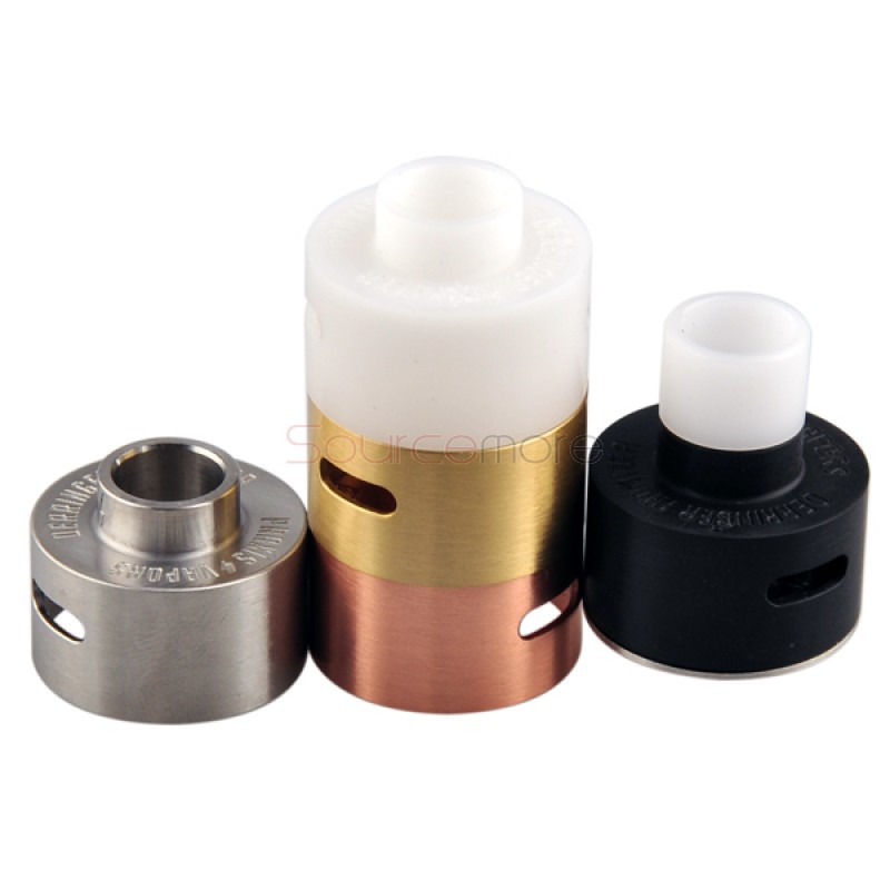 22mm Derringer RDA Rebuildable Dripping Atomizer Kit with 5 Colors Caps