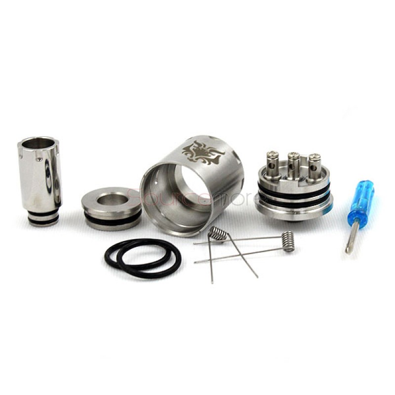 Kylin RDA Rebuildable Dripping Atomizer with Tri-Post 510 Connection-Stainless Steel 