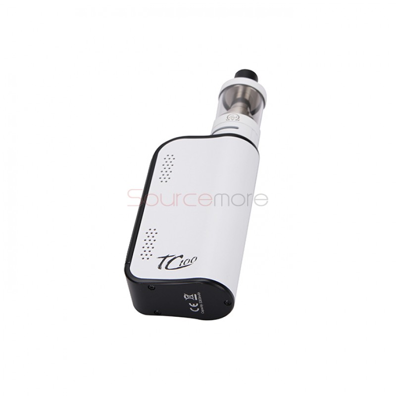 Innokin CoolFire IV TC100W with  iSub V 3.0ml Kit 3300mah Capacity Support Ti/Ni/SS in TC Mode-White