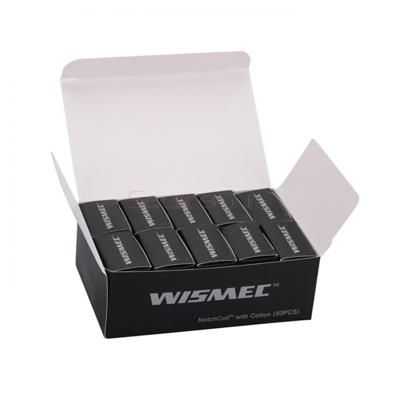 Wismec Theorem 0.25ohm Brand-new NotchCoil with Cotton-5pcs
