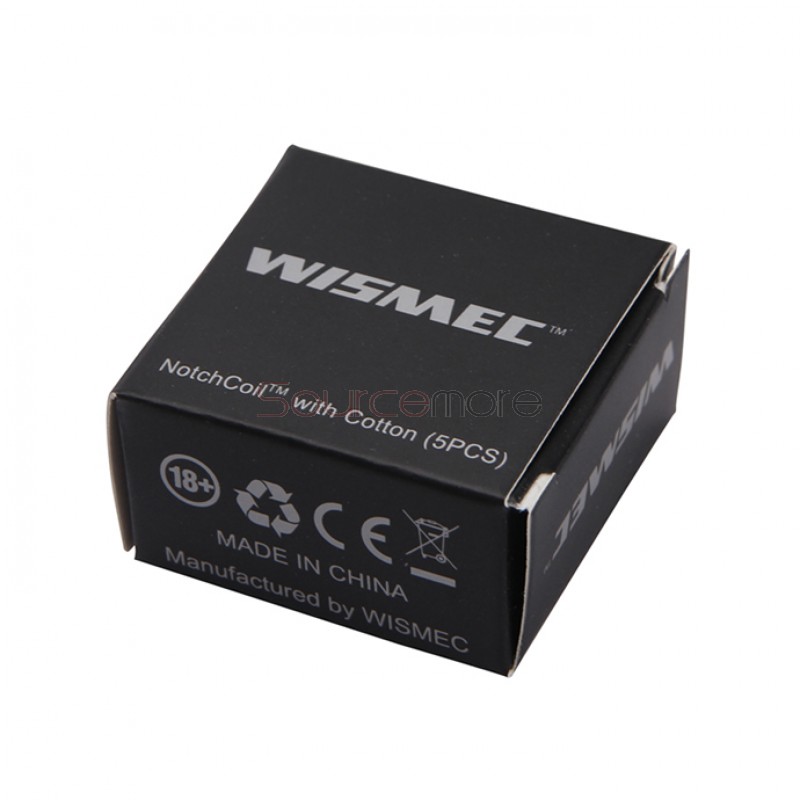 Wismec Theorem 0.25ohm Brand-new NotchCoil with Cotton-5pcs