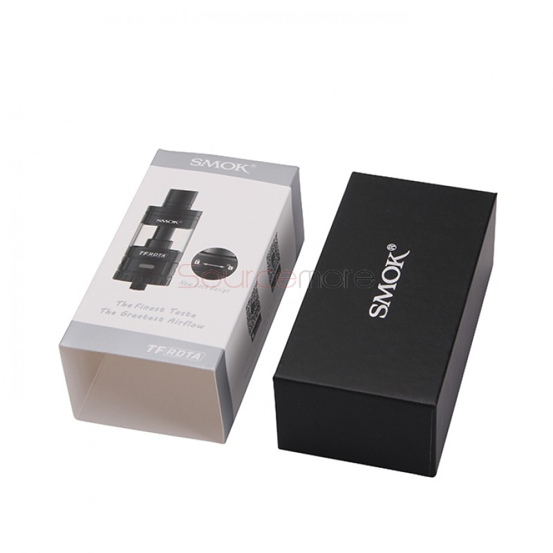 Smok TF-RDTA Side Airflow Slots Direct-to-coil Design 5ml Rebuildable Tank Atomizer with 16mm S2 Deck-Silver