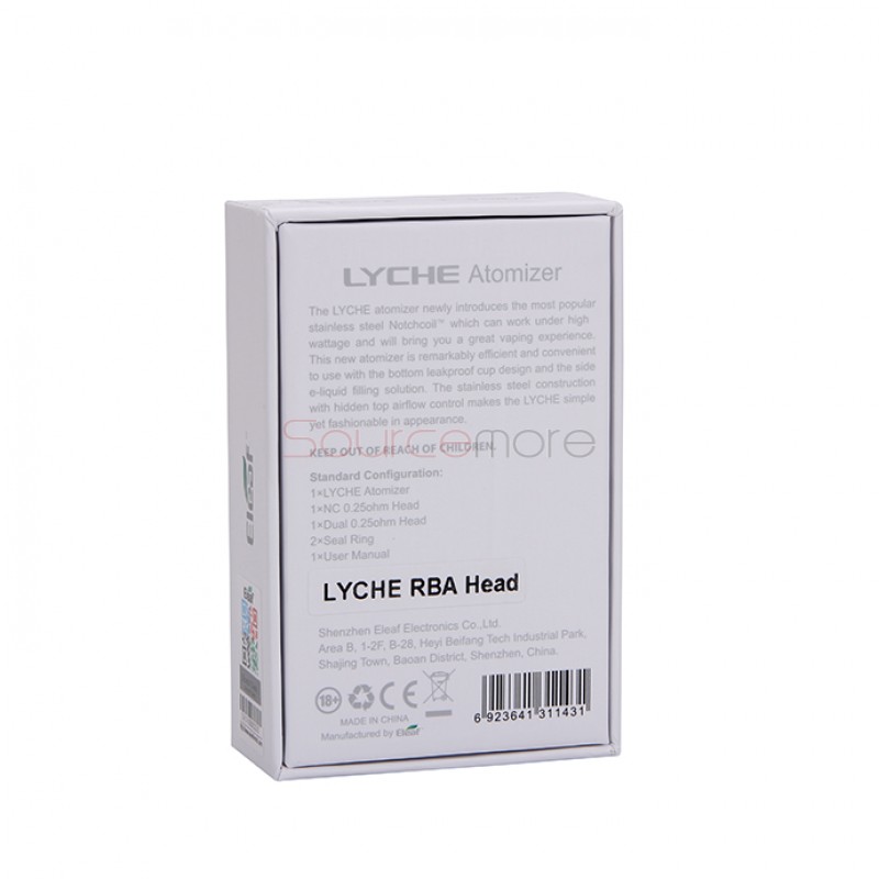 Eleaf LYCHE 0.25ohm/4ml RBA Tank