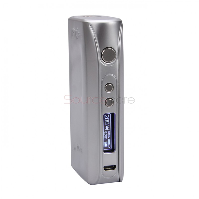 Pioneer4You IPV5 TC 200W  Box Mod SX330 200 Chipset Dual18650 Battery Cell Upgradeable Firmware-Silver
