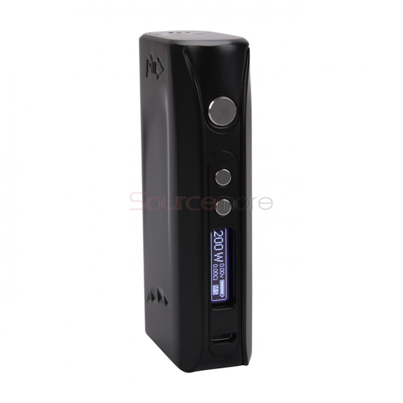 Pioneer4You IPV5 TC 200W  Box Mod SX330 200 Chipset Dual18650 Battery Cell Upgradeable Firmware-Black