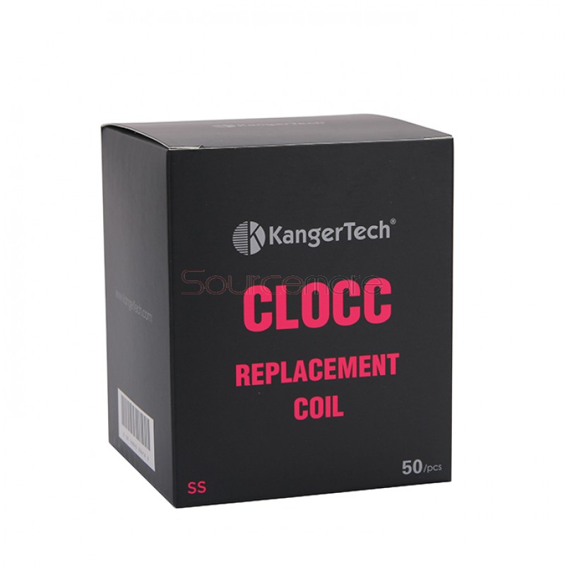 Kanger CLOCC SS316L Replacement Coil Head for CLTANK 5pcs-0.5ohm