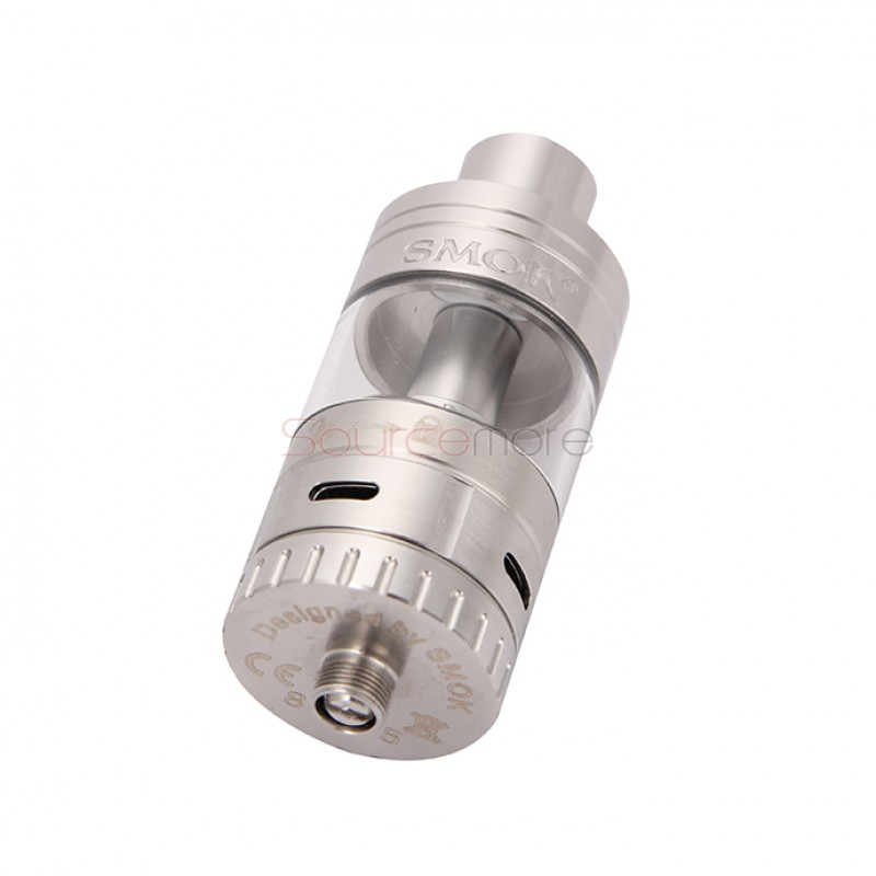 Smok TF-RDTA Side Airflow Slots Direct-to-coil Design 5ml Rebuildable Tank Atomizer with 16mm S2 Deck-Silver
