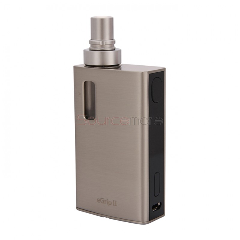 Joyetech eGrip II TFTA-Tank Technology All-in-One OLED Screen Kit  2100mah Capacity Battery and 3.5ml Liquid Capacity Tank-Silver