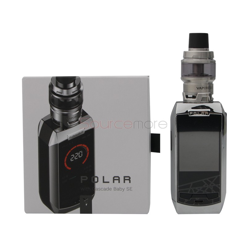 Vaporesso Polar with Cascade Baby SE Kit with 6.5ml Capacity - Silver