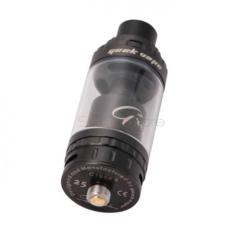 Geekvape Griffin 25 RTA 6ml Top Airflow Version Tank with Travel-to-the-coil Structure-Black