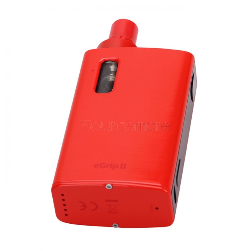 Joyetech eGrip II TFTA-Tank Technology All-in-One OLED Screen Kit  2100mah Capacity Battery and 3.5ml Liquid Capacity Tank-Red