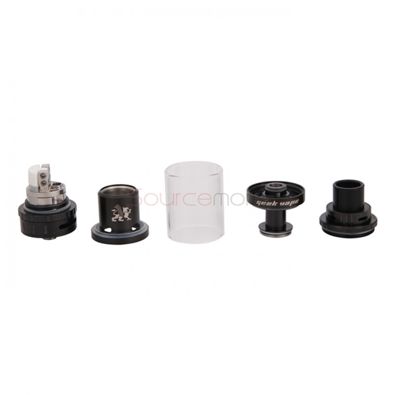 Geekvape Griffin 25 RTA 6ml Top Airflow Version Tank with Travel-to-the-coil Structure-Black