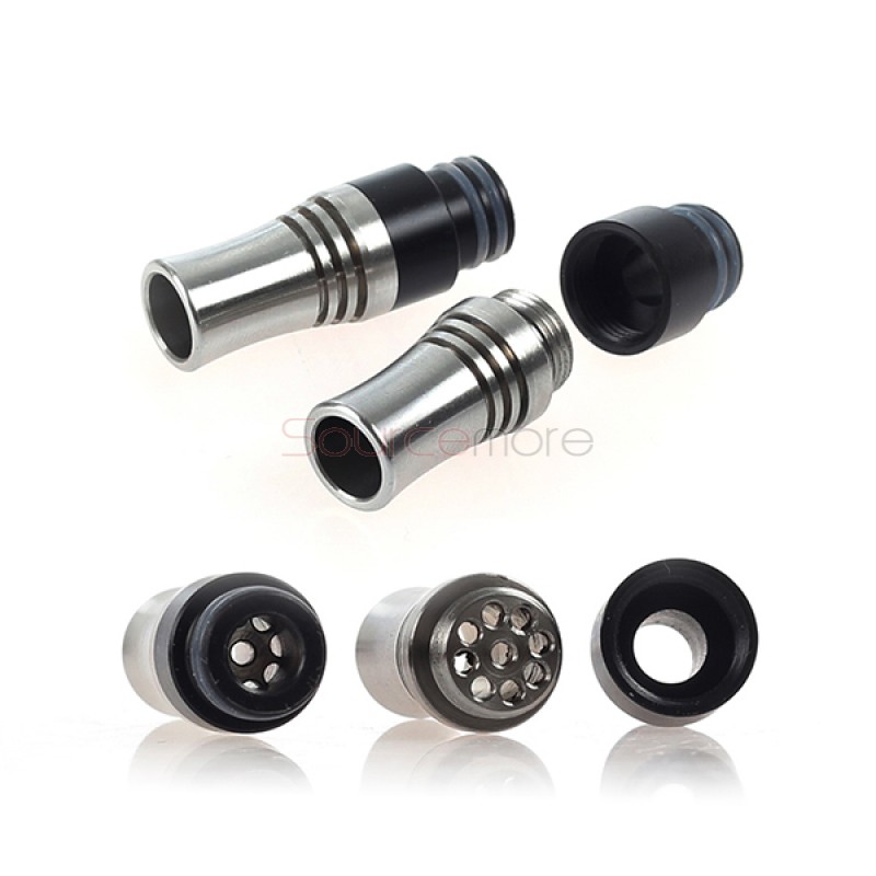 30mm 9 Holes Airflow Style 510 Drip Tip- Stainless Steel