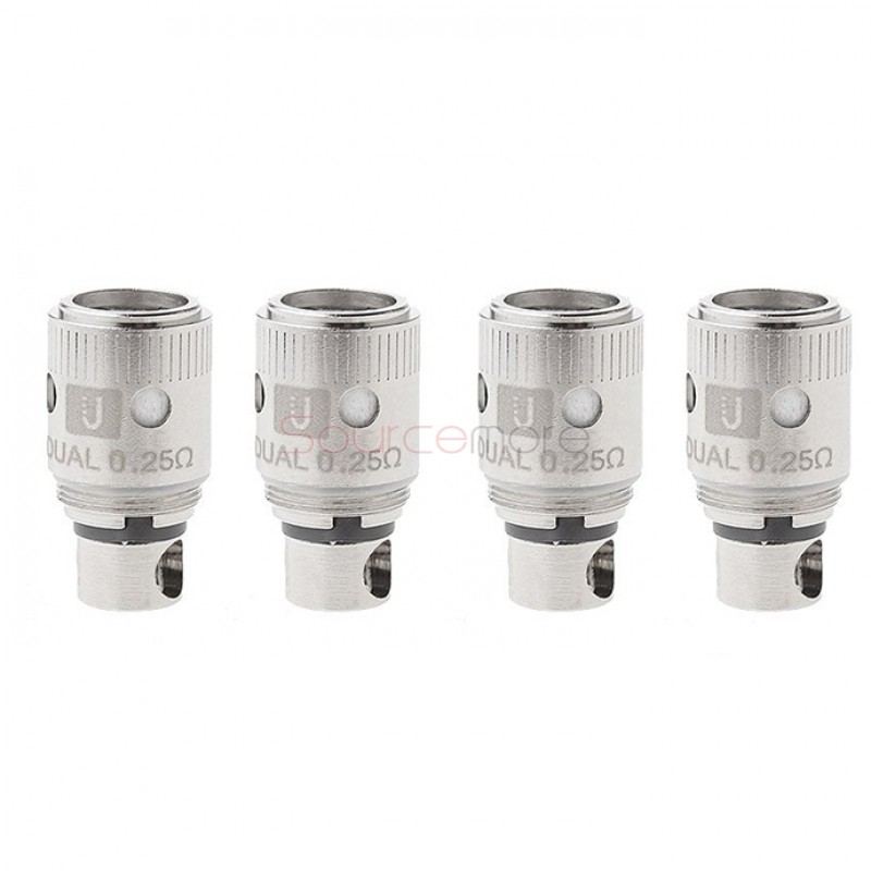Uwell Crown Replacement Coil for Uwell Crown Tank 4pcs Packing 316L Stainless Steel Dual Coil Head-0.25ohm 