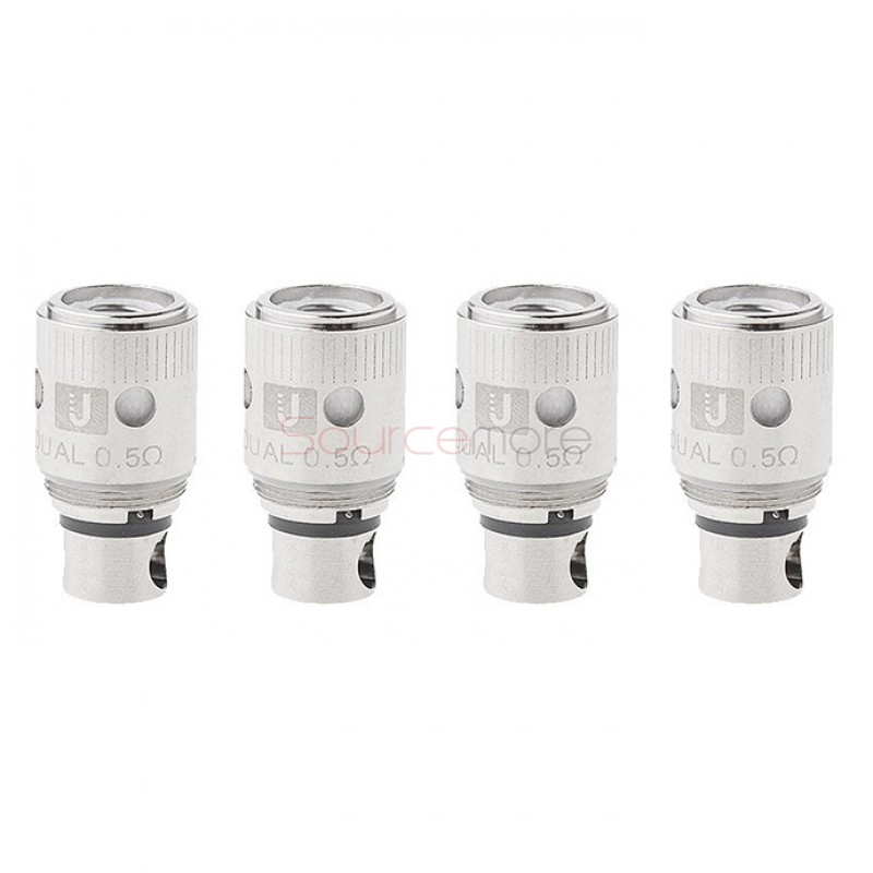 Uwell Crown Replacement Coil for Uwell Crown Tank 4pcs Packing 316L Stainless Steel Dual Coil Head-0.5ohm 