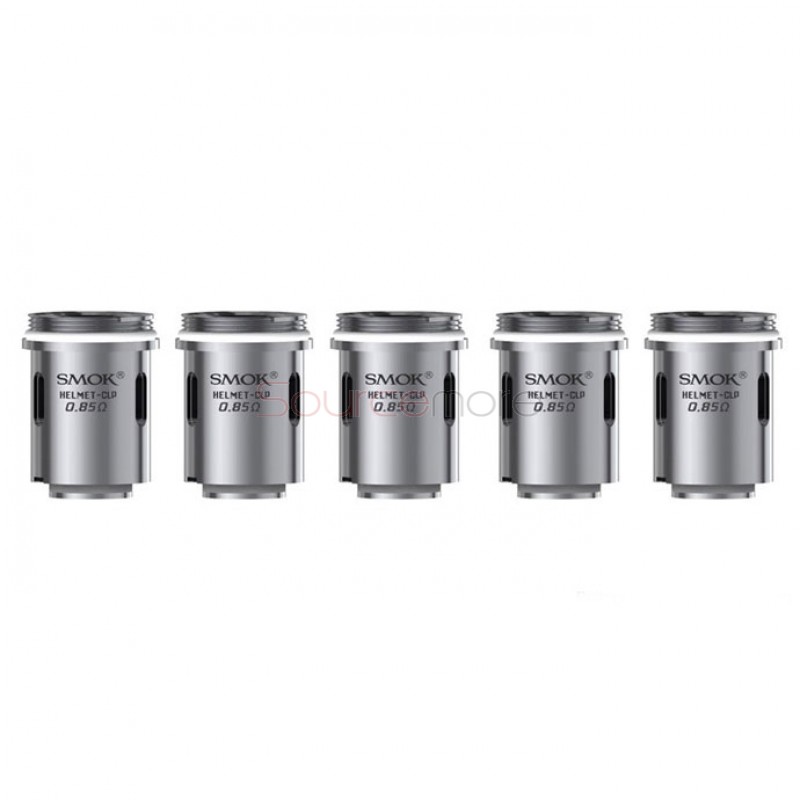 Smok Helmet-CLP Single Coil Replacement Coil Head for Helmet Tank 5pcs- 0.85ohm