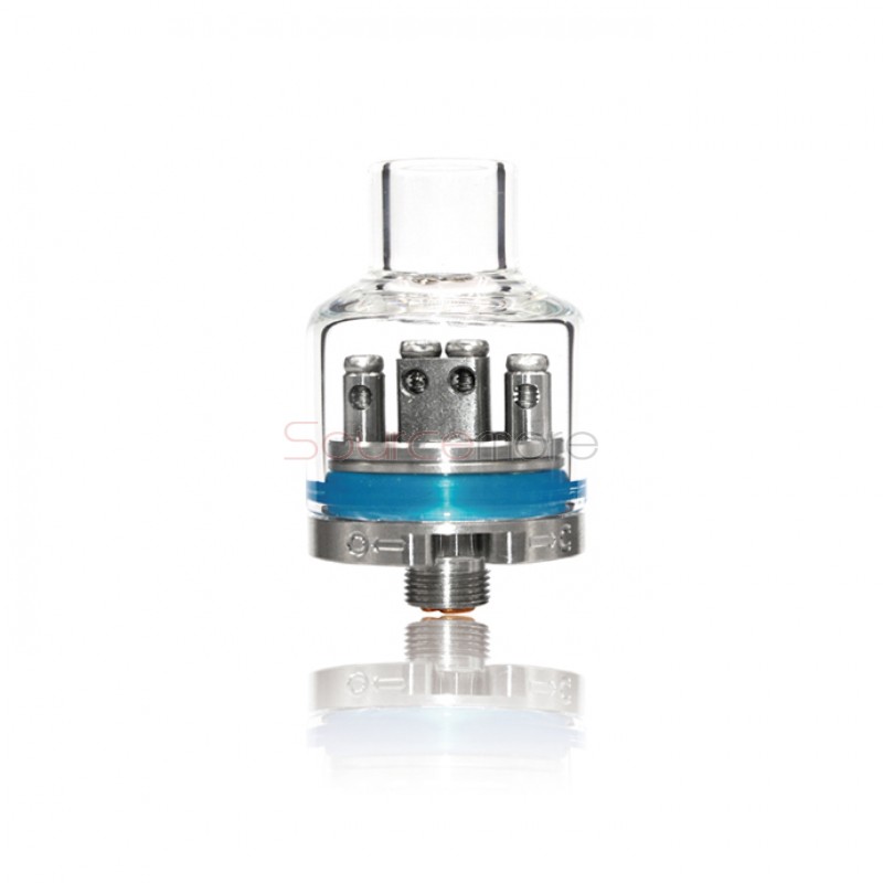 Ehpro Nixon V2 RDA 22mm Diameter Bottom Airflow Control Dual Coil 510 Connection Rebuildable Dripping Atomizer-Silver