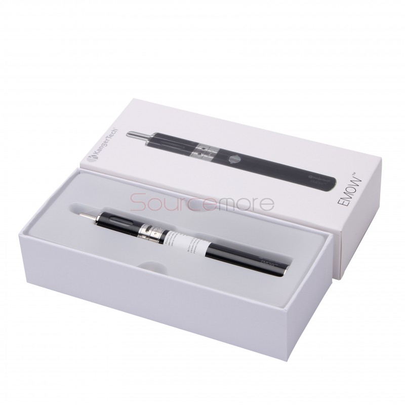 Kanger EMOW Starter Kit 1.8ml Aerotank MOW Tank 1300mah Battery with EU Plug-Black