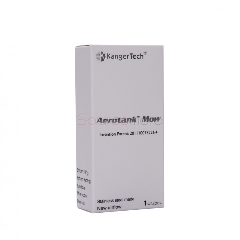 Kanger Aerotank MOW Atomizer with 1.8ml Capacity - Silver