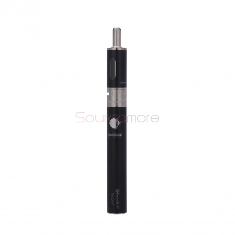 Kanger EMOW Starter Kit 1.8ml Aerotank MOW Tank 1300mah Battery with EU Plug-Black